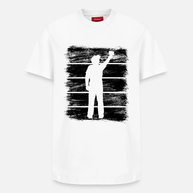 Painter - Relaxed Unisex Supima Cotton T-Shirt – by SPREAD - white