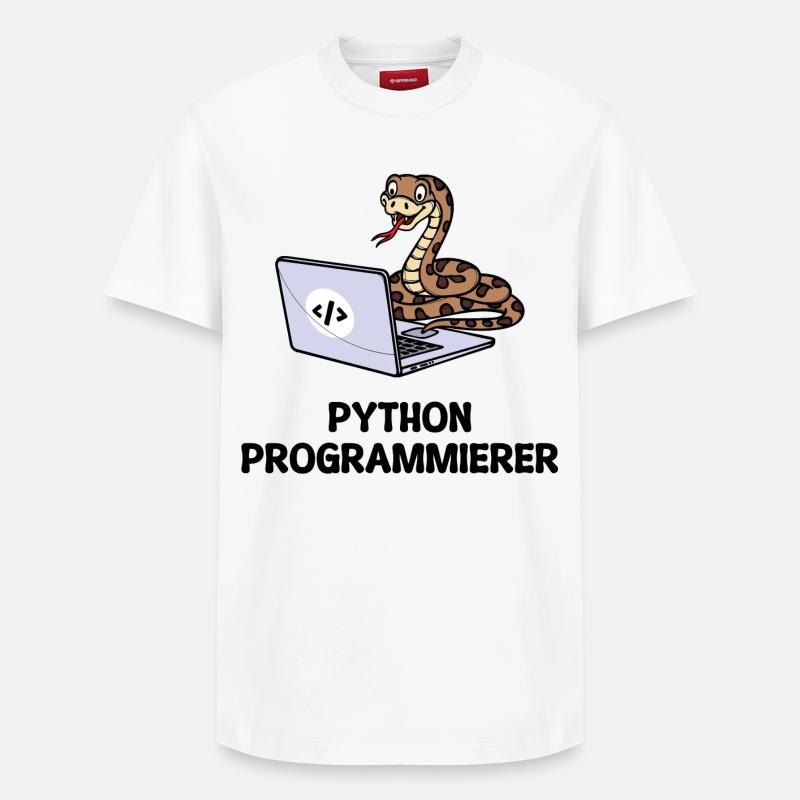 Programmer Computer Code Developer Statement - Relaxed Unisex Supima Cotton T-Shirt – by SPREAD - white