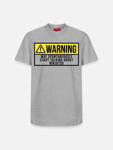 Ninjutsu Ninjutsu Ninjutsu - Relaxed Unisex Supima Cotton T-Shirt – by SPREAD - white