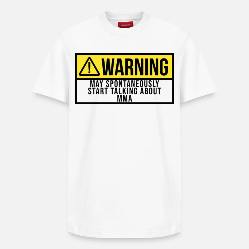 MMA - Relaxed Unisex Supima Cotton T-Shirt – by SPREAD - white