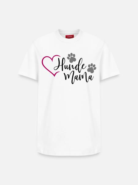 Hund Hunde Mama  - Relaxed Unisex Supima Cotton T-Shirt – von SPREAD - Weiß
