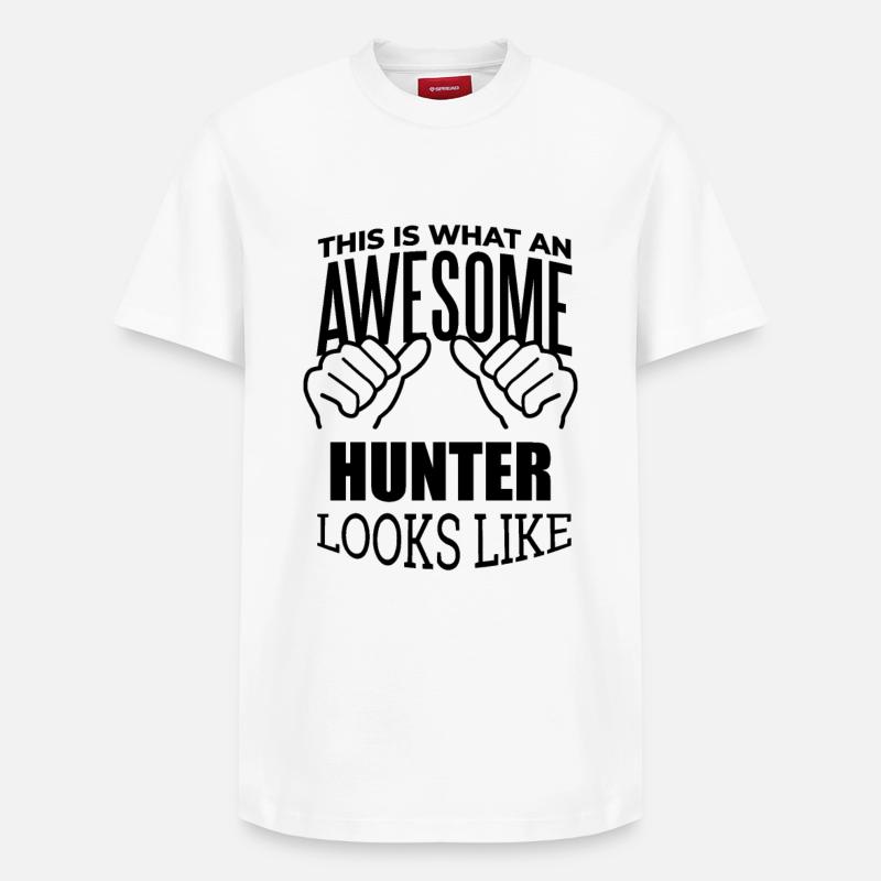 Chasseur - T-shirt unisexe décontracté en coton Supima – de SPREAD - blanc