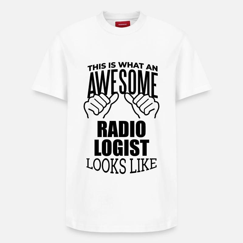 Radiologist - Relaxed Unisex Supima Cotton T-Shirt – by SPREAD - white