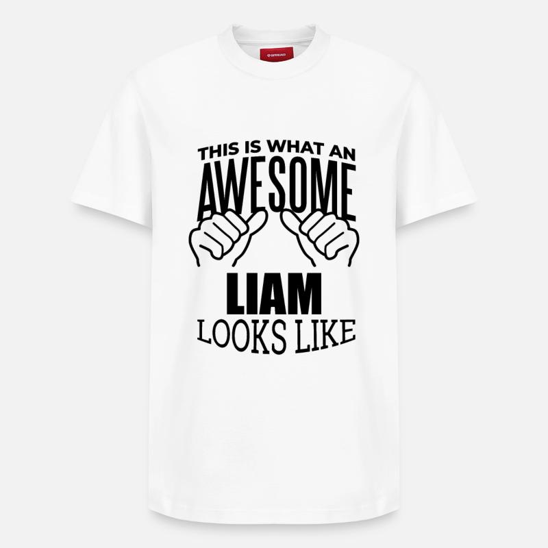 Liam - Relaxed Unisex Supima Cotton T-Shirt – by SPREAD - white