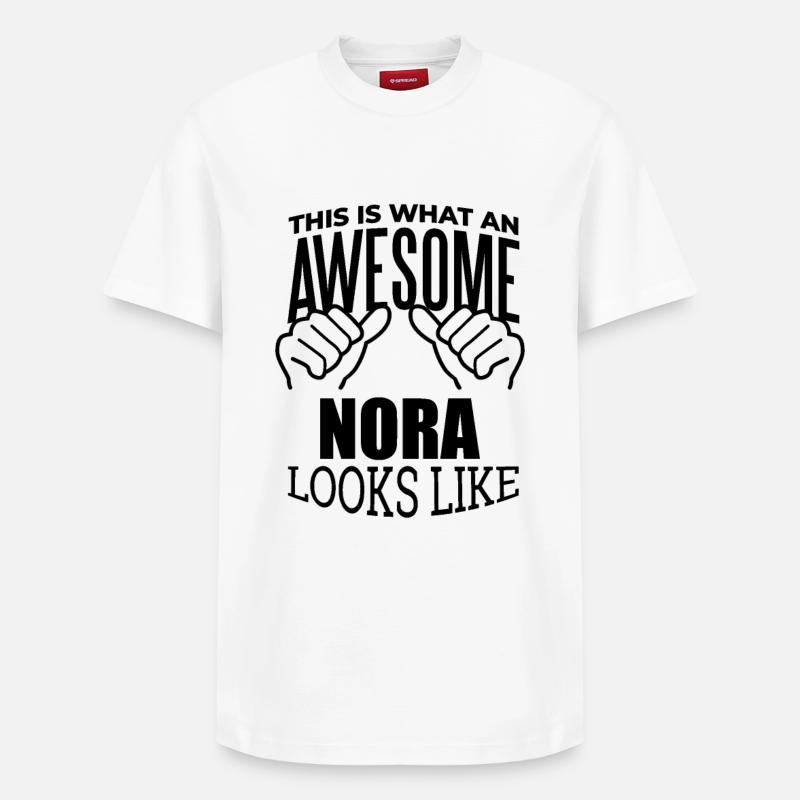 Nora - Relaxed Unisex Supima Cotton T-Shirt – by SPREAD - white