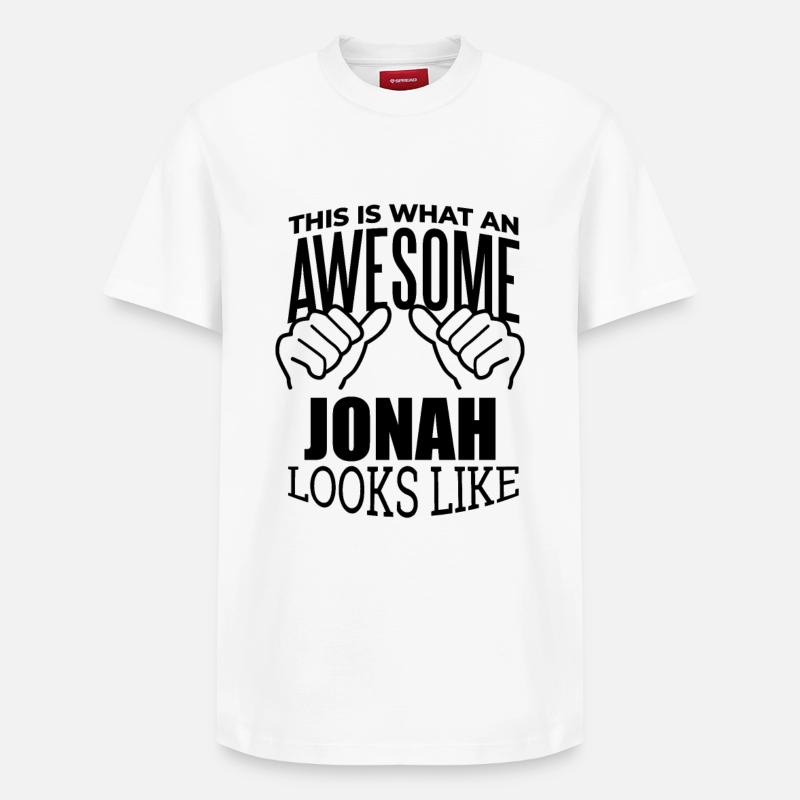Jonah - T-shirt unisexe décontracté en coton Supima – de SPREAD - blanc