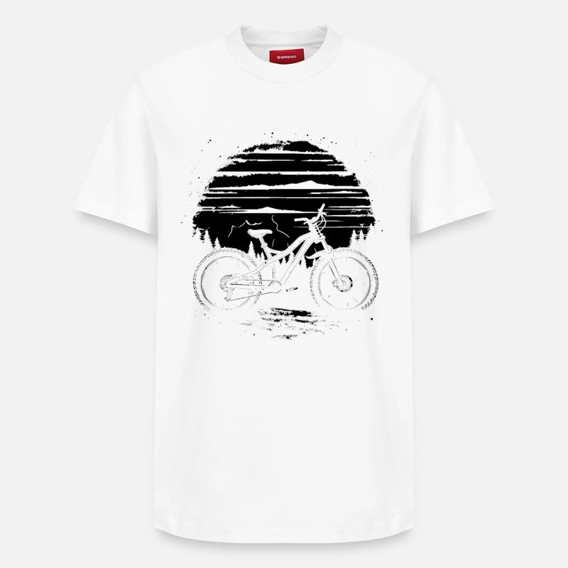 Vtt - T-shirt unisexe décontracté en coton Supima – de SPREAD - blanc