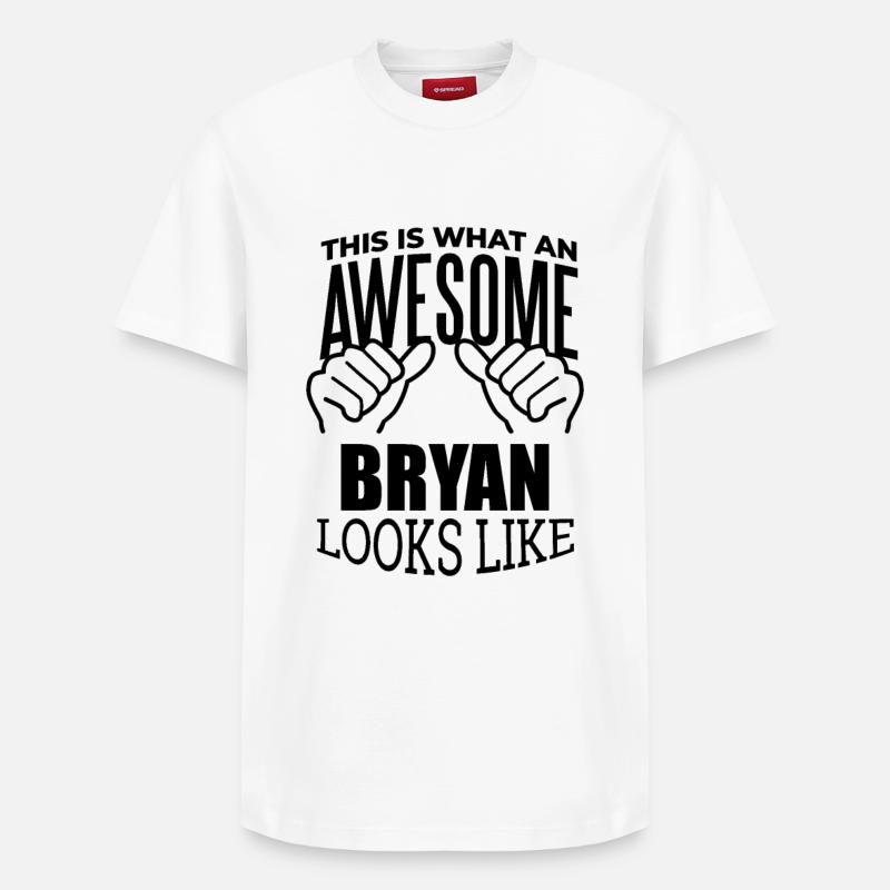Bryan - T-shirt unisexe décontracté en coton Supima – de SPREAD - blanc