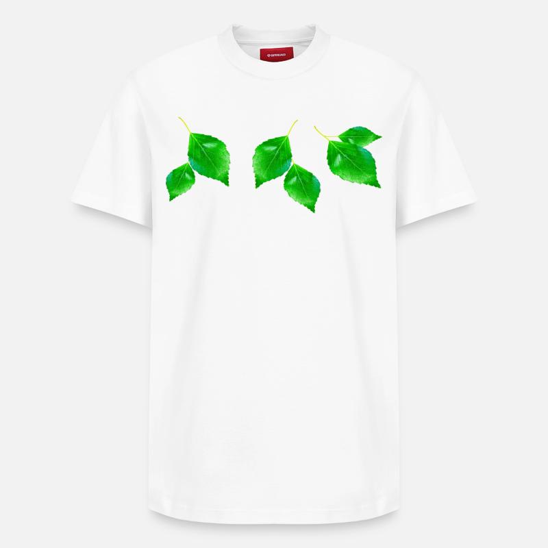 BOULEAU || - T-shirt unisexe décontracté en coton Supima – de SPREAD - blanc