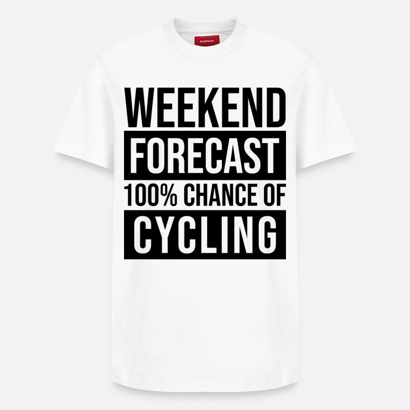 cyclisme - T-shirt unisexe décontracté en coton Supima – de SPREAD - blanc