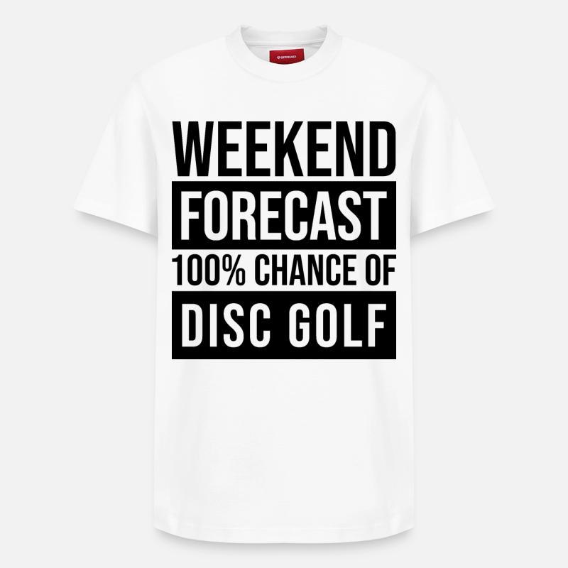 Disc golf - T-shirt unisexe décontracté en coton Supima – de SPREAD - blanc