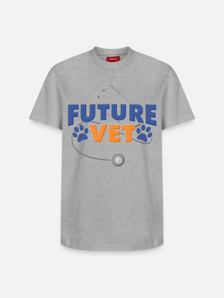 Veterinarian Veterinary Student - Relaxed Unisex Supima Cotton T-Shirt – by SPREAD - white
