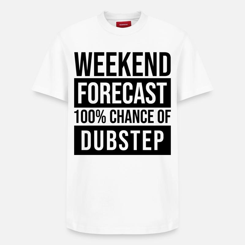 Dubstep - Relaxed Unisex Supima Cotton T-Shirt – by SPREAD - white