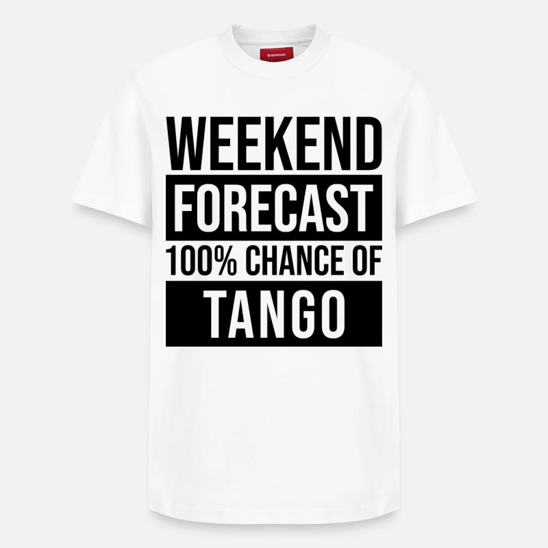 tango - T-shirt unisexe décontracté en coton Supima – de SPREAD - blanc