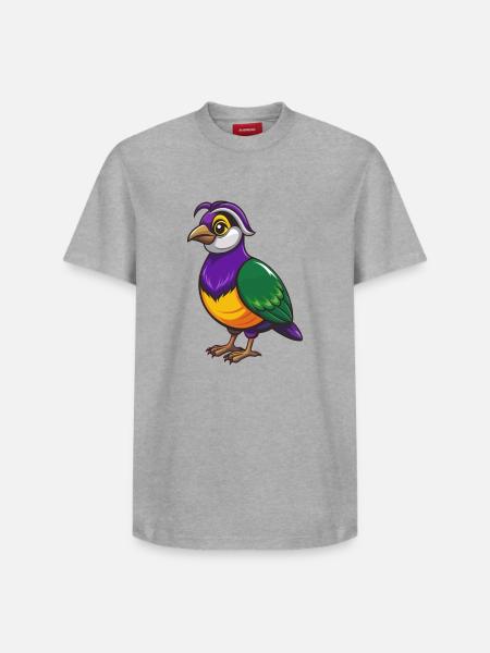 Agerhøne Funny Kawaii Tegneserie Character Clipart - Unisex T-shirt i Supima-bomuld med afslappet pasform – fra SPREAD - hvid