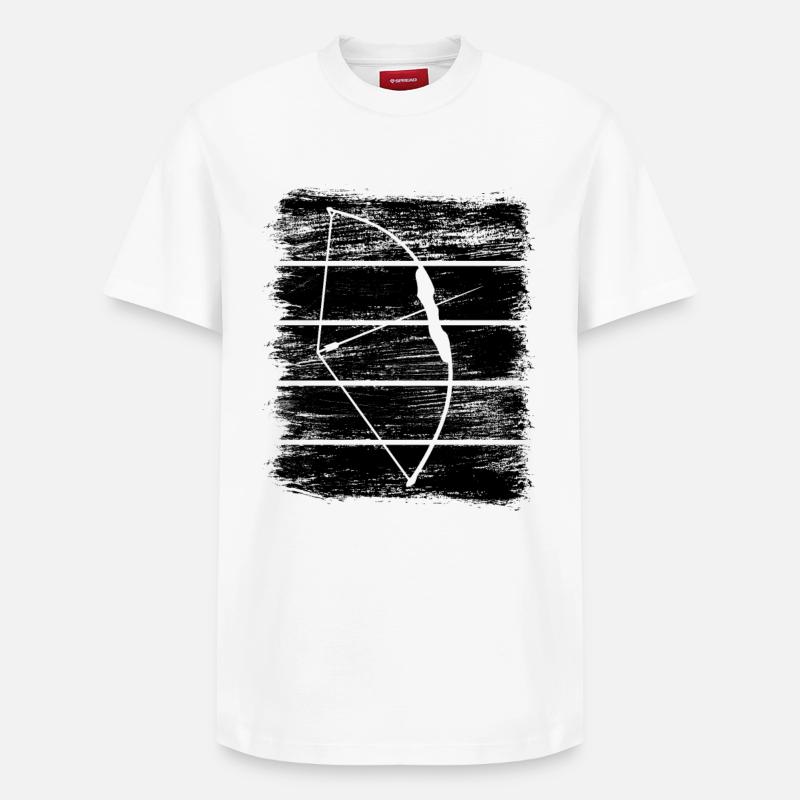 Archerie - T-shirt unisexe décontracté en coton Supima – de SPREAD - blanc