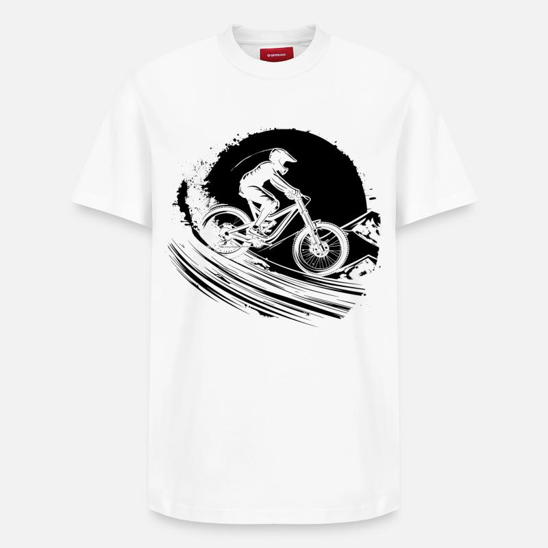 Vtt - T-shirt unisexe décontracté en coton Supima – de SPREAD - blanc