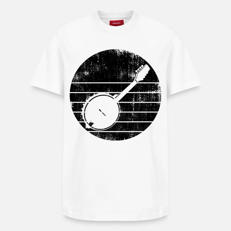 Banjo - Relaxed Unisex Supima Cotton T-Shirt – von SPREAD - Weiß
