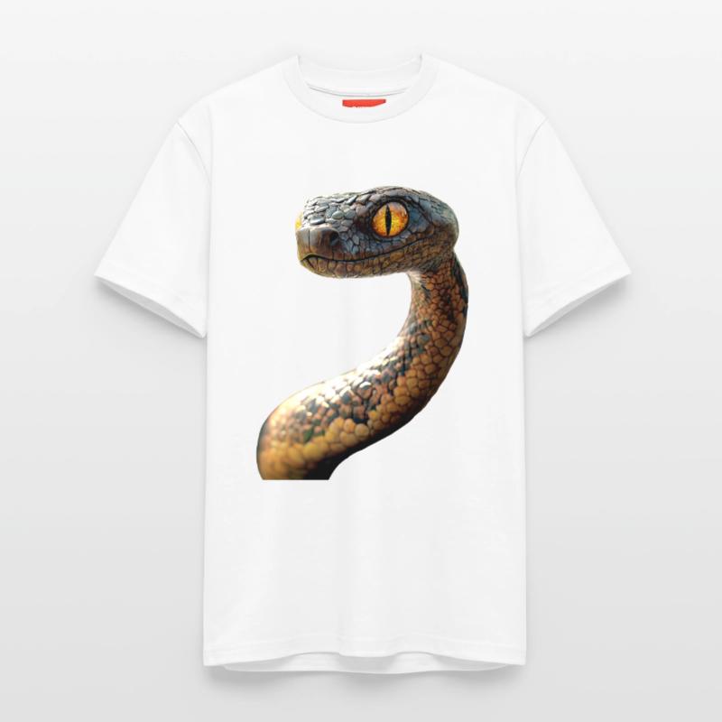 Snake Python Cobra Mamba Rattlesnake Snake Relaxed Unisex Supima Cotton T-Shirt – by SPREAD