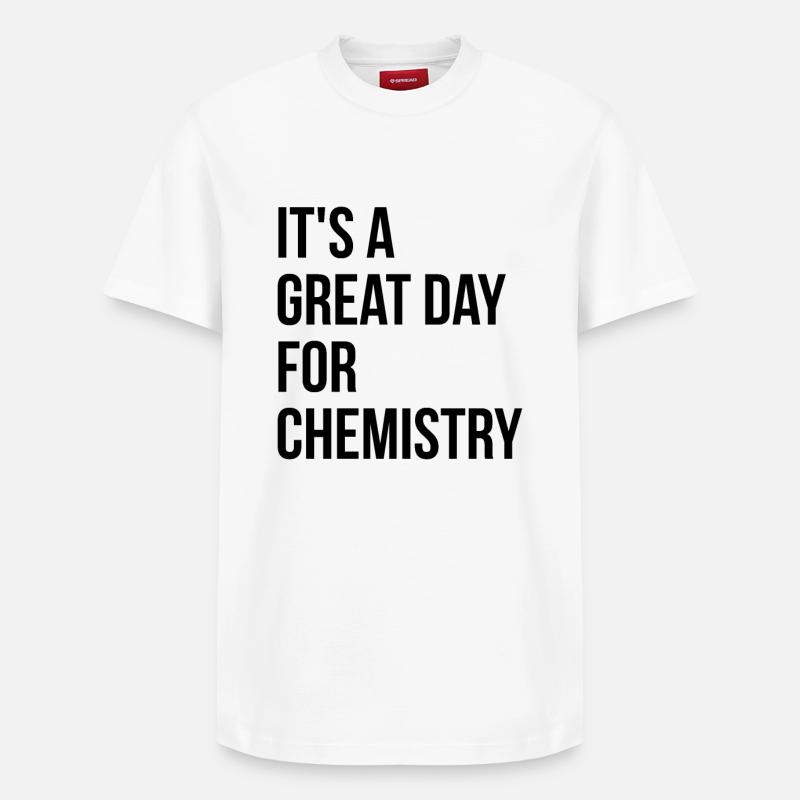 chimie - T-shirt unisexe décontracté en coton Supima – de SPREAD - blanc