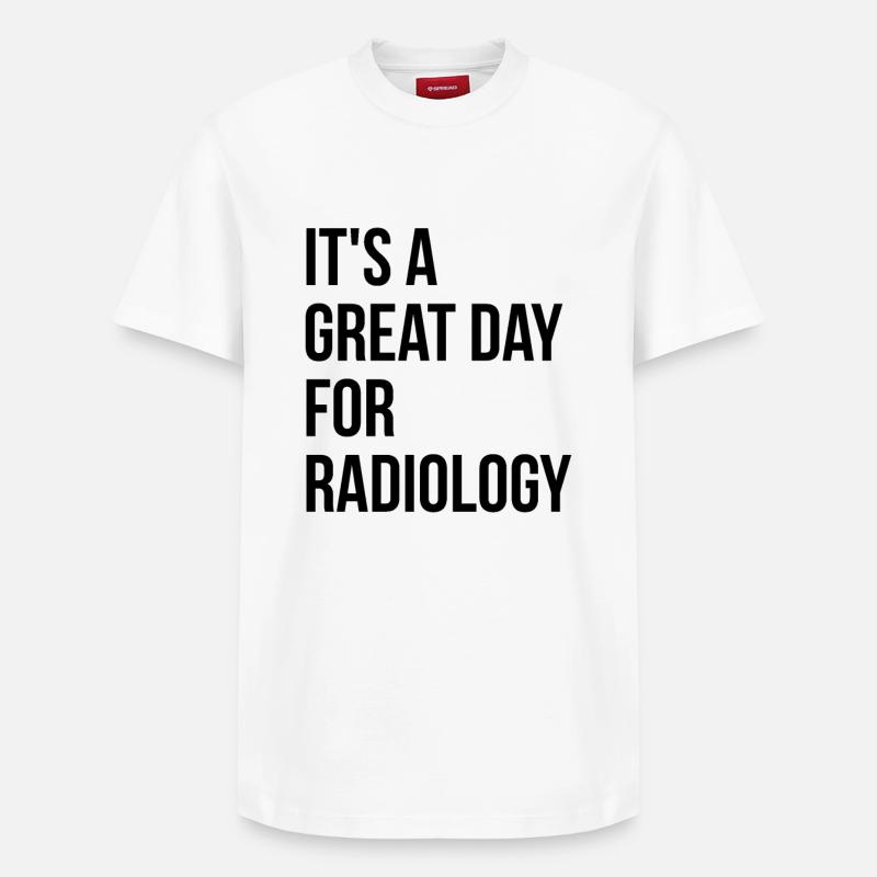 Radiology - Relaxed Unisex Supima Cotton T-Shirt – by SPREAD - white