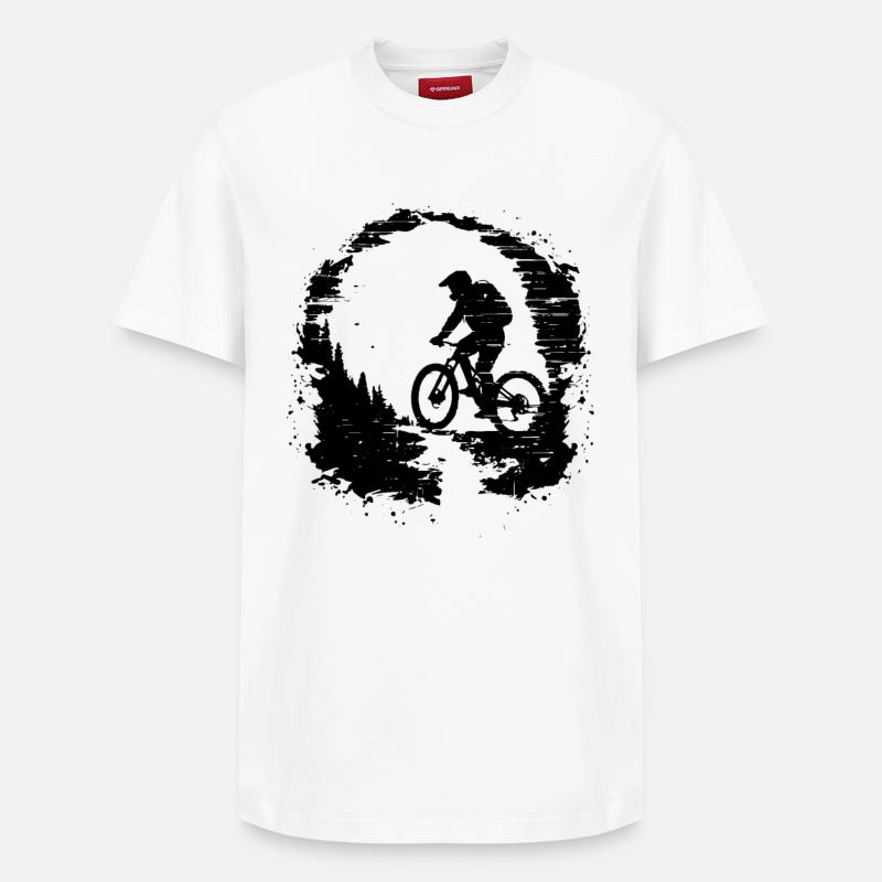 Vtt - T-shirt unisexe décontracté en coton Supima – de SPREAD - blanc