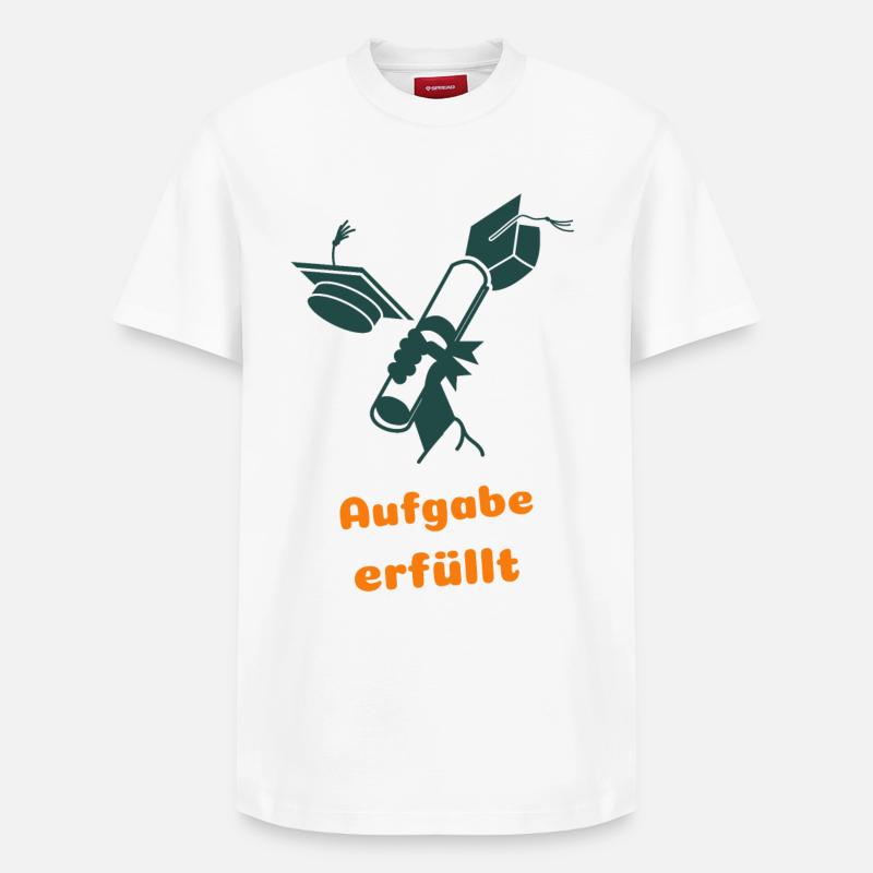 Tâche accomplie - T-shirt unisexe décontracté en coton Supima – de SPREAD - blanc