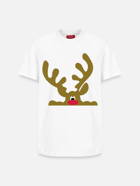 Cadeaux amusants pour Noël - T-shirt unisexe décontracté en coton Supima – de SPREAD - blanc