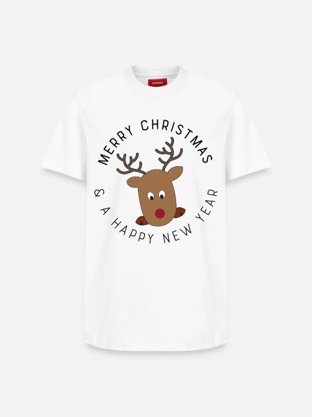 Petits cadeaux pour Noël - T-shirt unisexe décontracté en coton Supima – de SPREAD - blanc