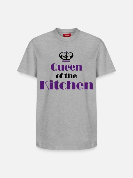 Women's Cooking Apron - Relaxed Unisex Supima Cotton T-Shirt – by SPREAD - white