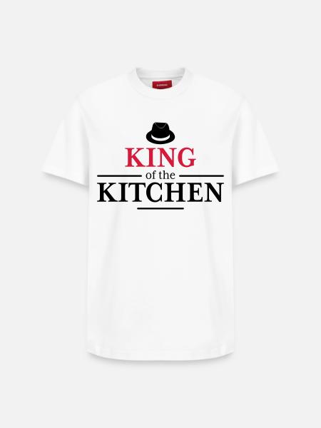 Men's Cooking Apron - Relaxed Unisex Supima Cotton T-Shirt – by SPREAD - white