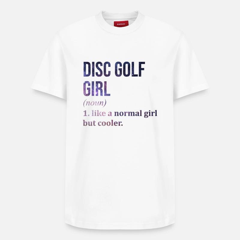 Disc golf - T-shirt unisexe décontracté en coton Supima – de SPREAD - blanc