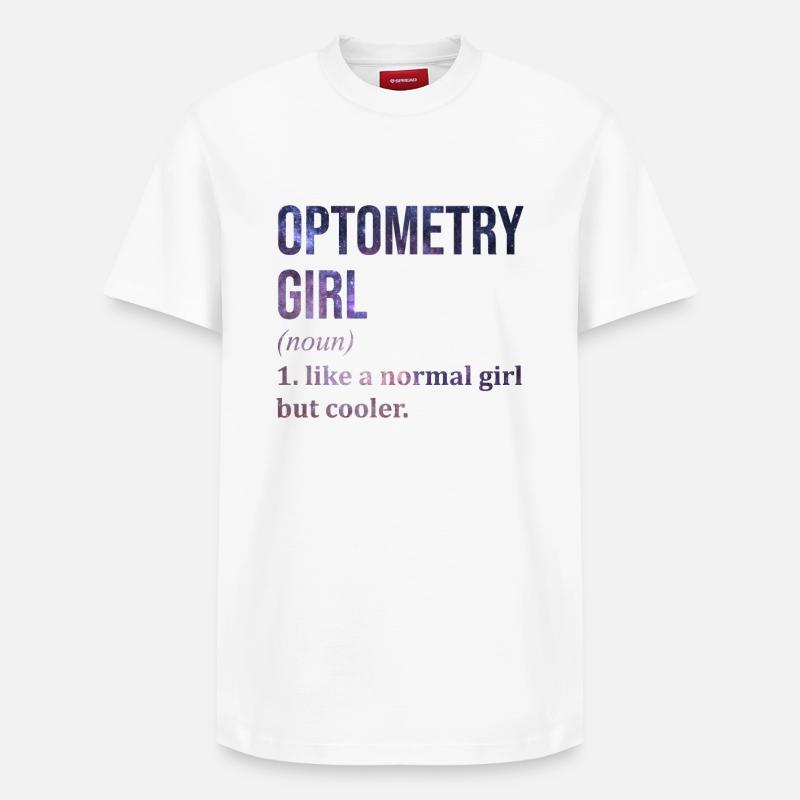 Optométrie - T-shirt unisexe décontracté en coton Supima – de SPREAD - blanc