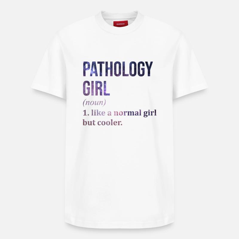 Pathologie - T-shirt unisexe décontracté en coton Supima – de SPREAD - blanc
