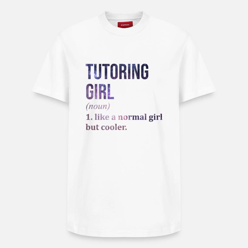 Tuteur - T-shirt unisexe décontracté en coton Supima – de SPREAD - blanc