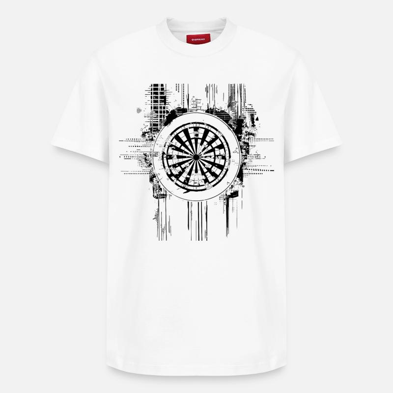 Cible - T-shirt unisexe décontracté en coton Supima – de SPREAD - blanc