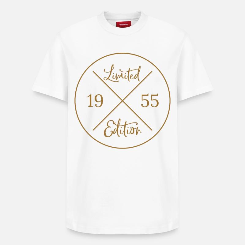 Edition limitée 1955 - T-shirt unisexe décontracté en coton Supima – de SPREAD - blanc
