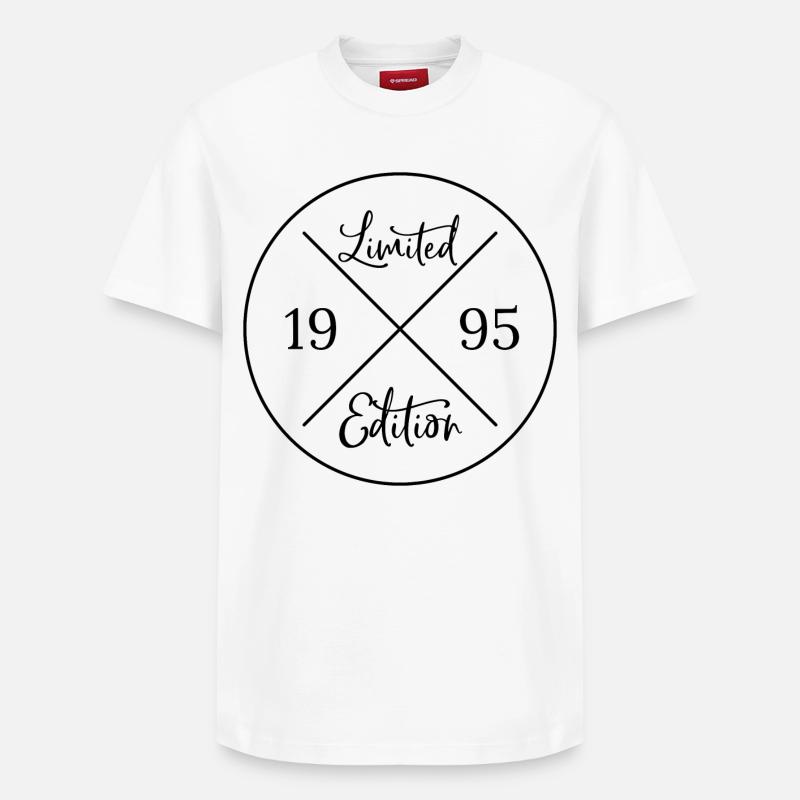 Edition limitée 1995 - T-shirt unisexe décontracté en coton Supima – de SPREAD - blanc