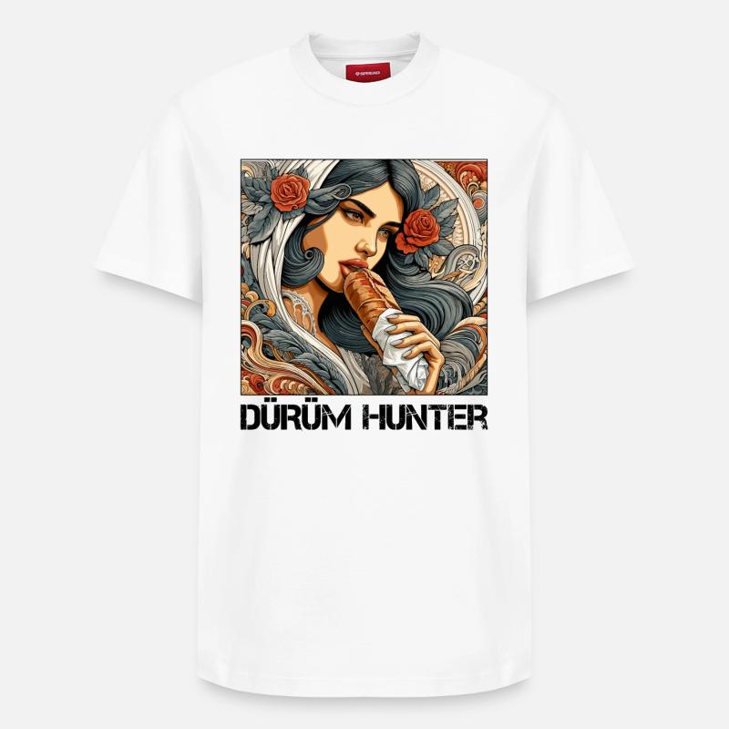 Dürüm Hunter Kebab Cadeau - T-shirt unisexe décontracté en coton Supima – de SPREAD - blanc