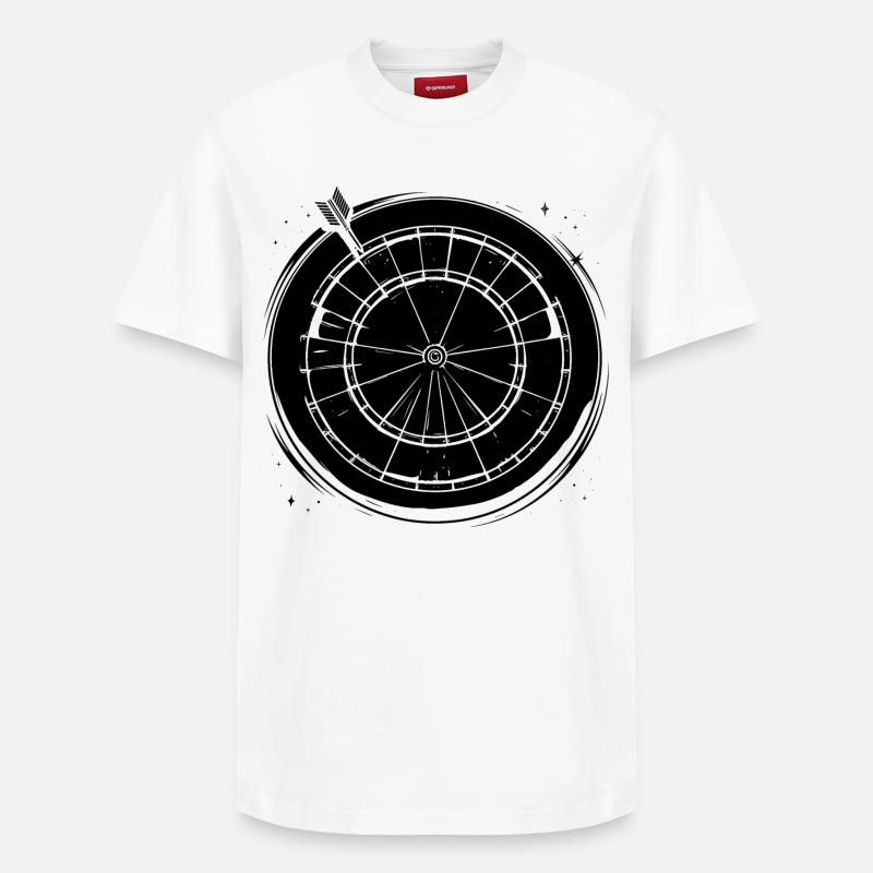 Dard - T-shirt unisexe décontracté en coton Supima – de SPREAD - blanc