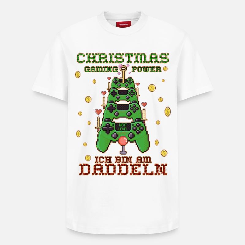 Gaming - Relaxed Unisex Supima Cotton T-Shirt – von SPREAD - Weiß