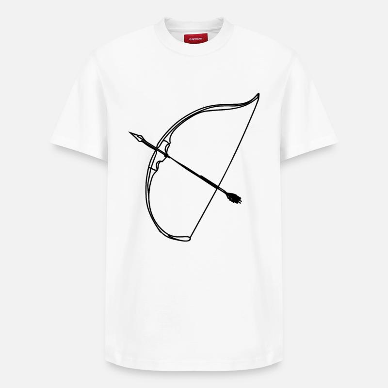 Archerie - T-shirt unisexe décontracté en coton Supima – de SPREAD - blanc