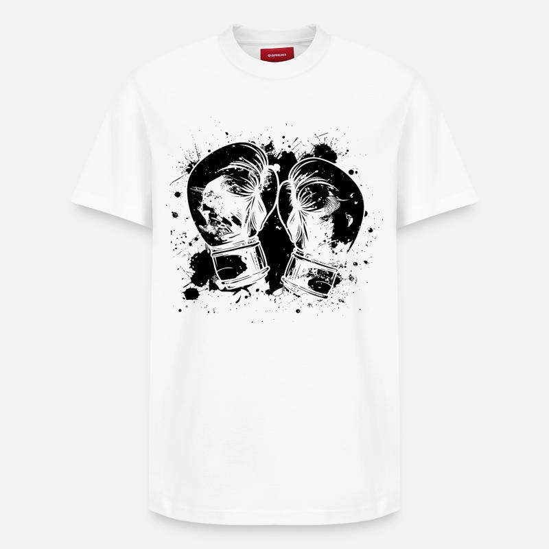 Boxhandschuhe - Relaxed Unisex Supima Cotton T-Shirt – von SPREAD - Weiß
