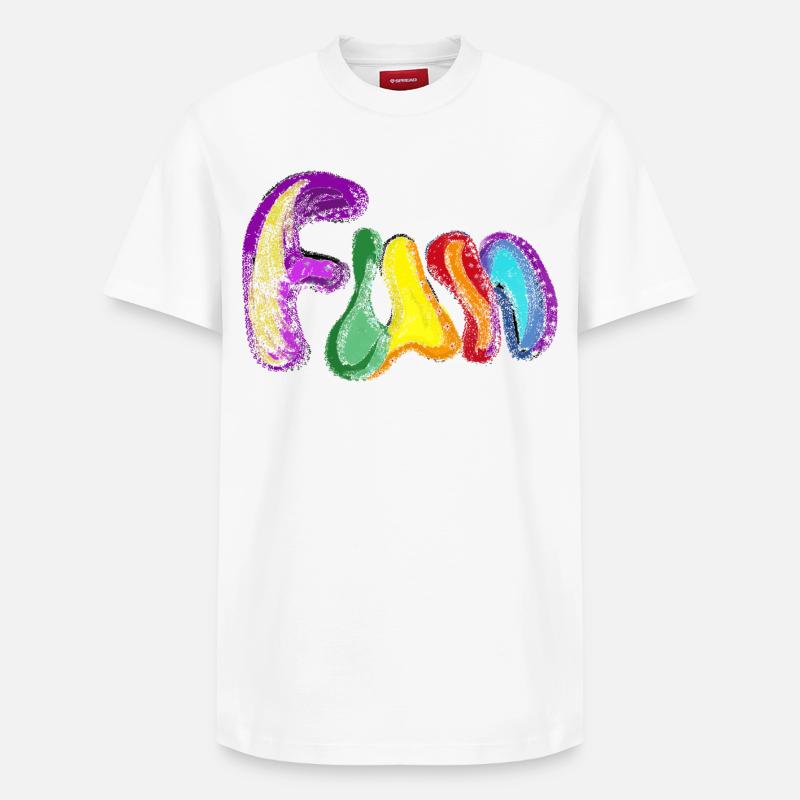 AMUSEMENT - T-shirt unisexe décontracté en coton Supima – de SPREAD - blanc