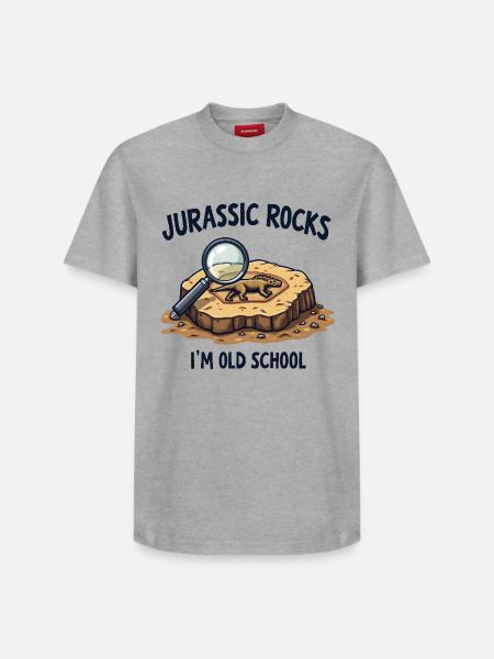 I'm Old School - Relaxed Unisex Supima Cotton T-Shirt – by SPREAD - white
