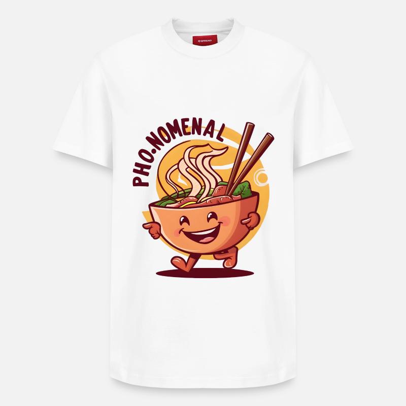 Pho-nomenal  - Relaxed Unisex Supima Cotton T-Shirt – von SPREAD - Weiß