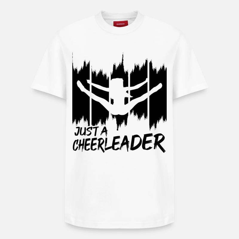 Cheerleader - T-shirt unisexe décontracté en coton Supima – de SPREAD - blanc