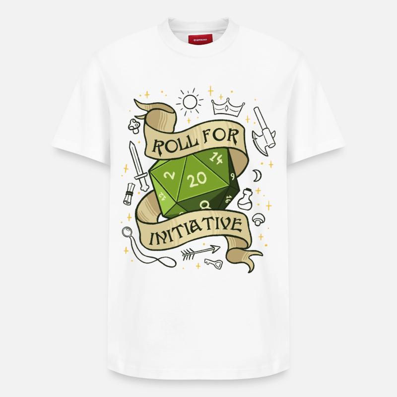 Lancez l’initiative – Découpez votre destin - T-shirt unisexe décontracté en coton Supima – de SPREAD - blanc