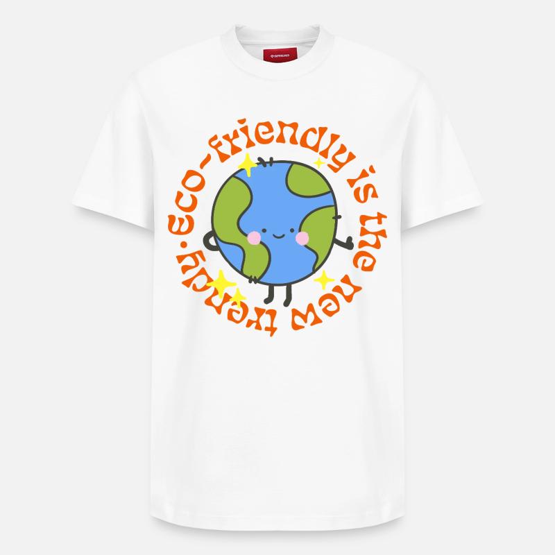 L’amour de l’environnement avec style - T-shirt unisexe décontracté en coton Supima – de SPREAD - blanc
