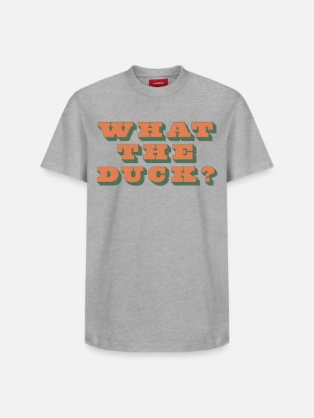 What the Duck?! - Relaxed Unisex Supima Cotton T-Shirt – by SPREAD - white